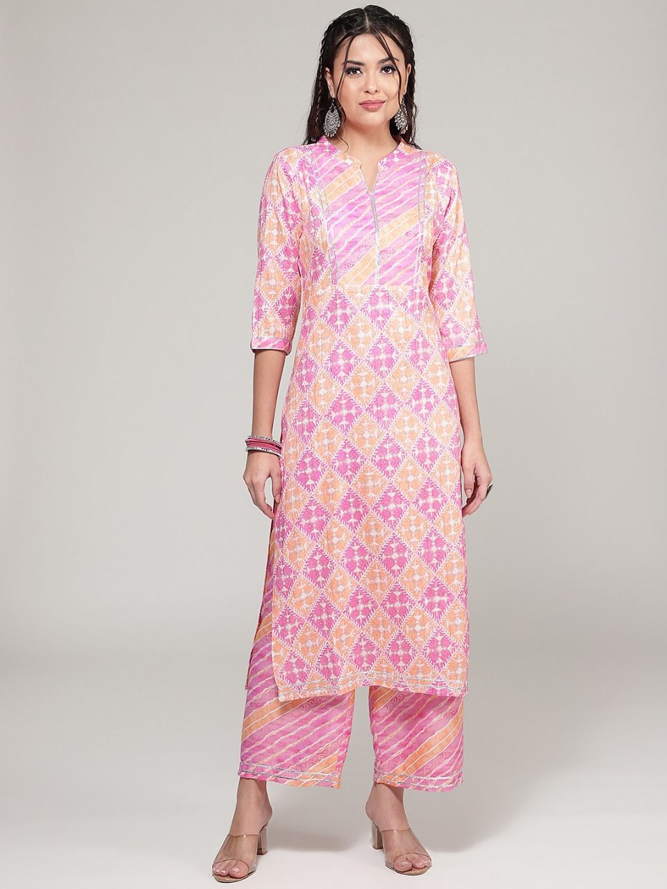 Pant Set Straight Wear Stylish Casual Kurti