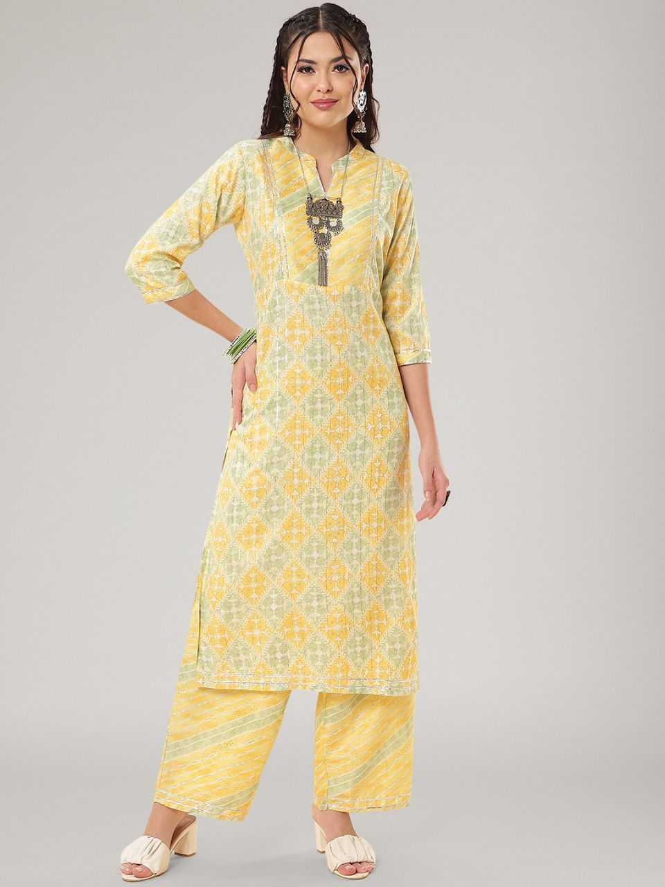 Wear Straight Kurti Pant Set Stylish Casual