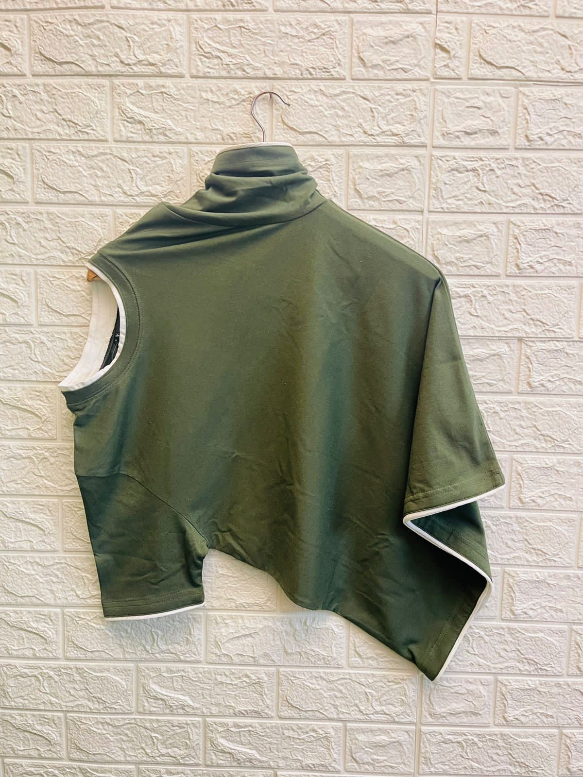 Round Neck Mens TShirt Green Colour