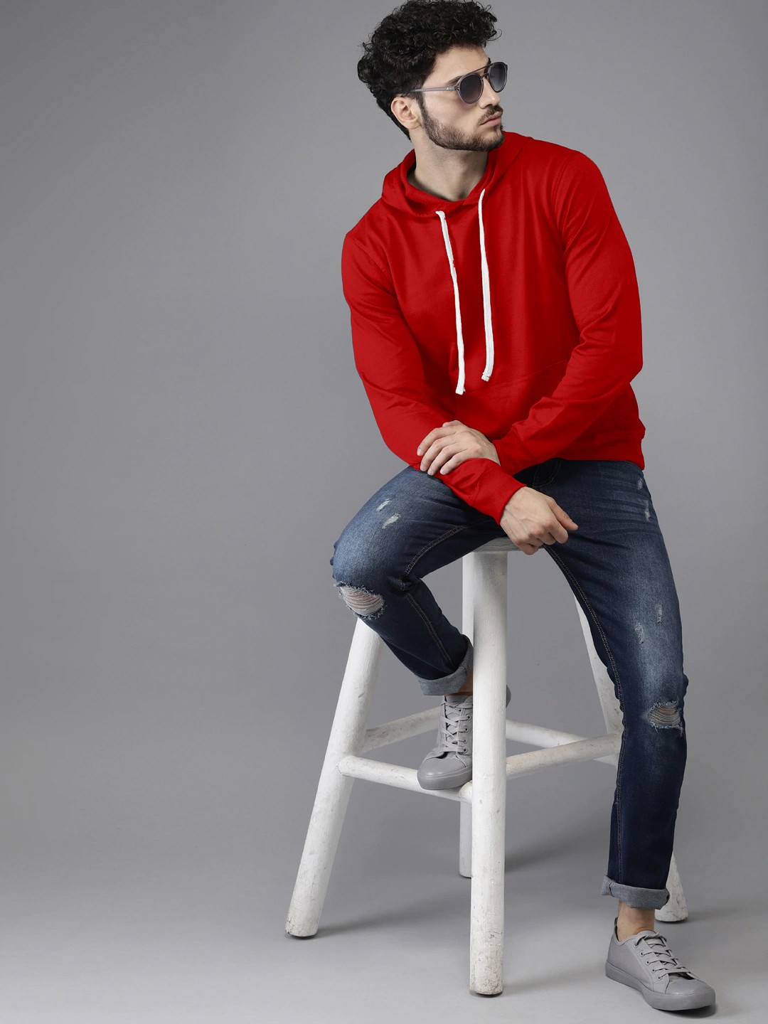 High Quality Premium Red Colour Hoodie For Men