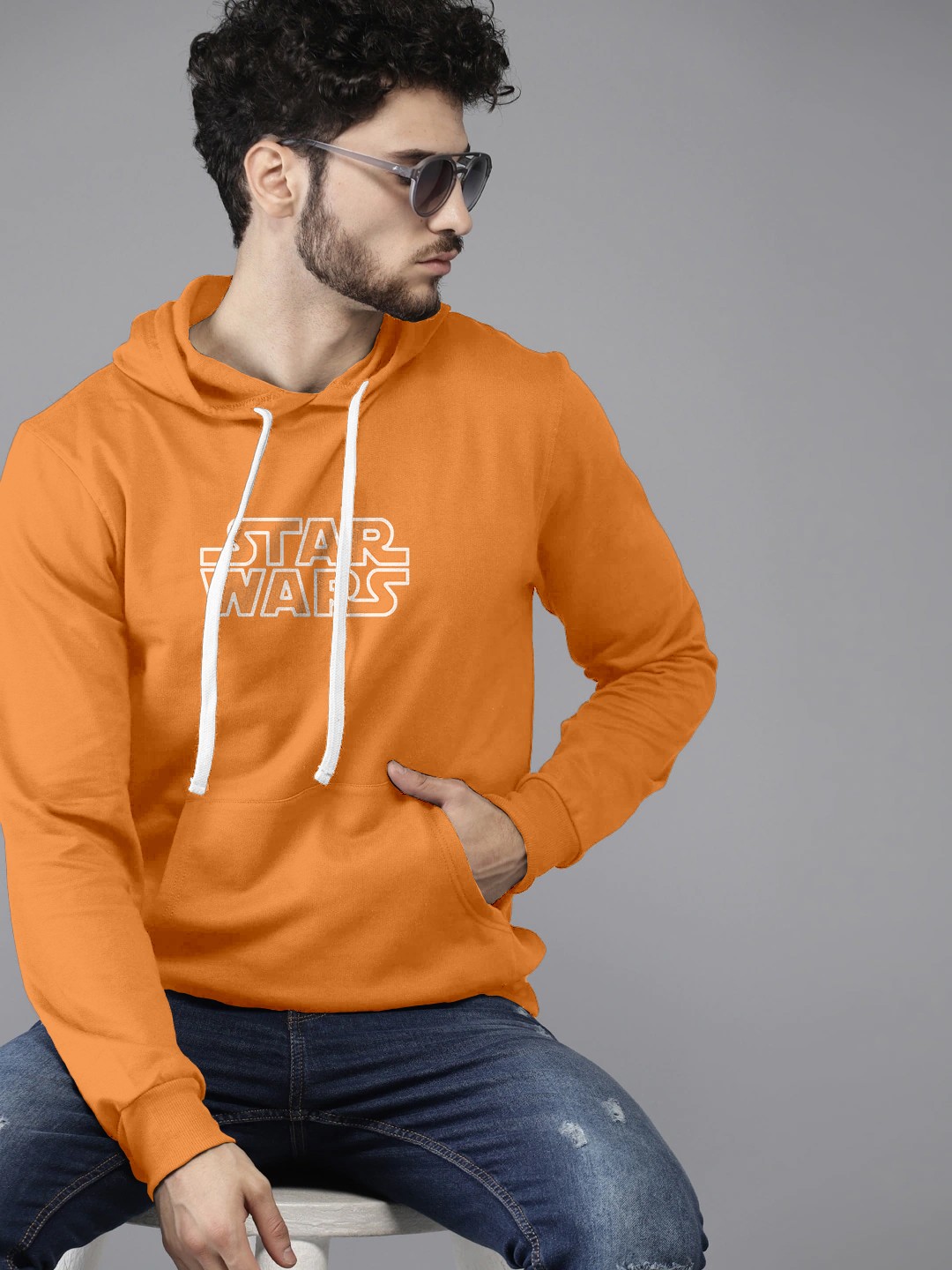 Printed Premium Hoodie with Star Wars Design for Men and Women