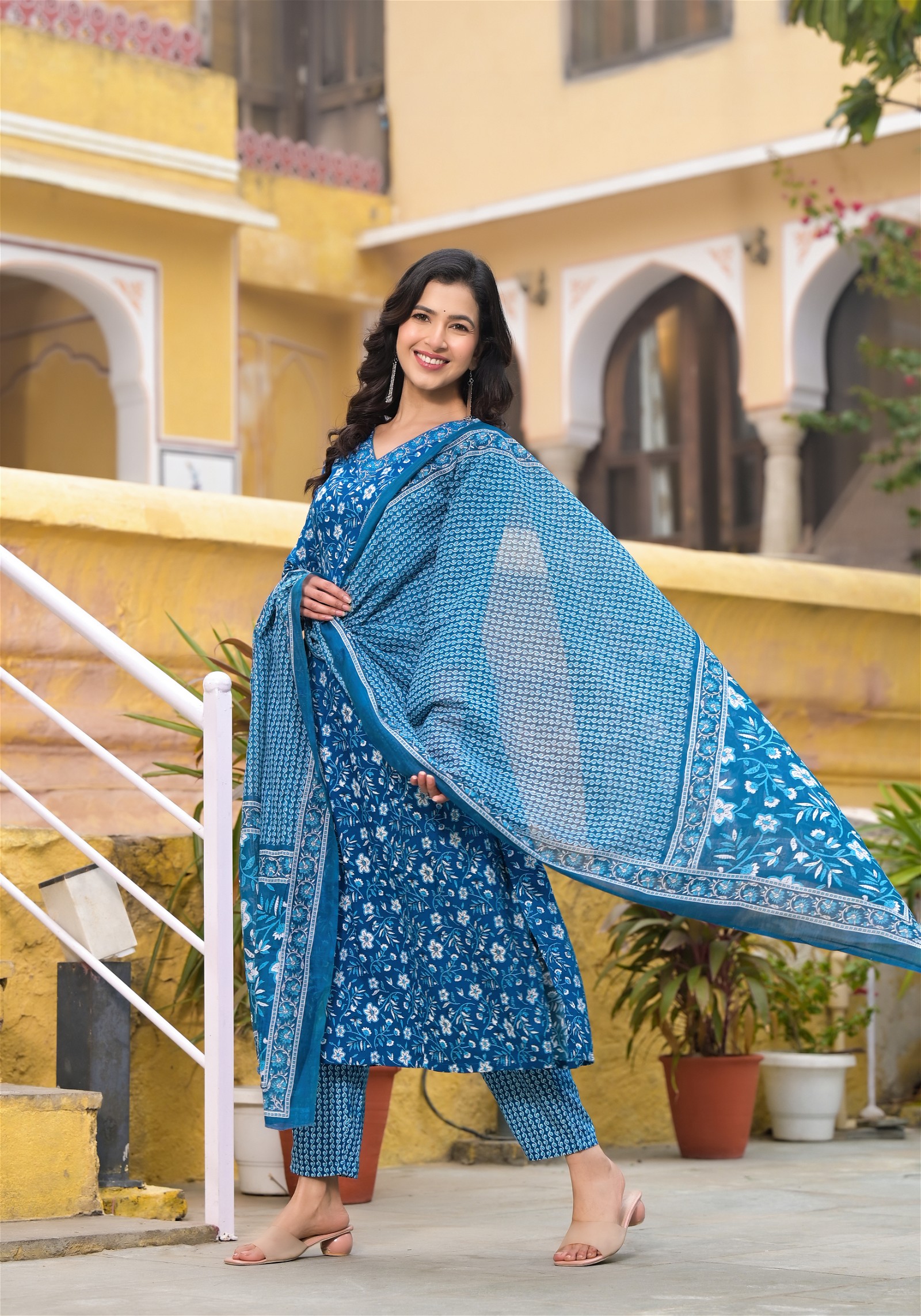 Stylish and Designer Kurta Set with Bottom and Dupatta for Women