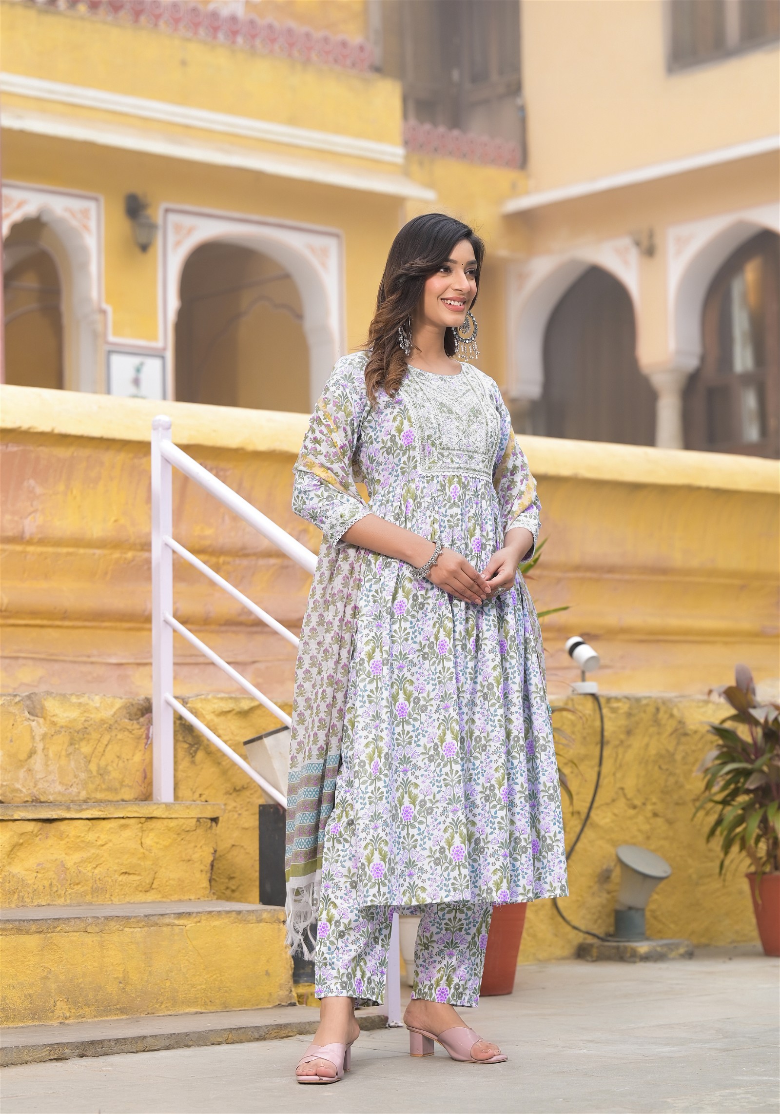 Stylish and Designer Kurta Set with Bottom and Dupatta for Women